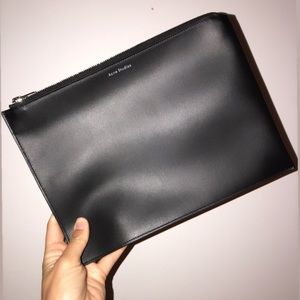 SOLD- Acne Studios Black Medium Document Holder